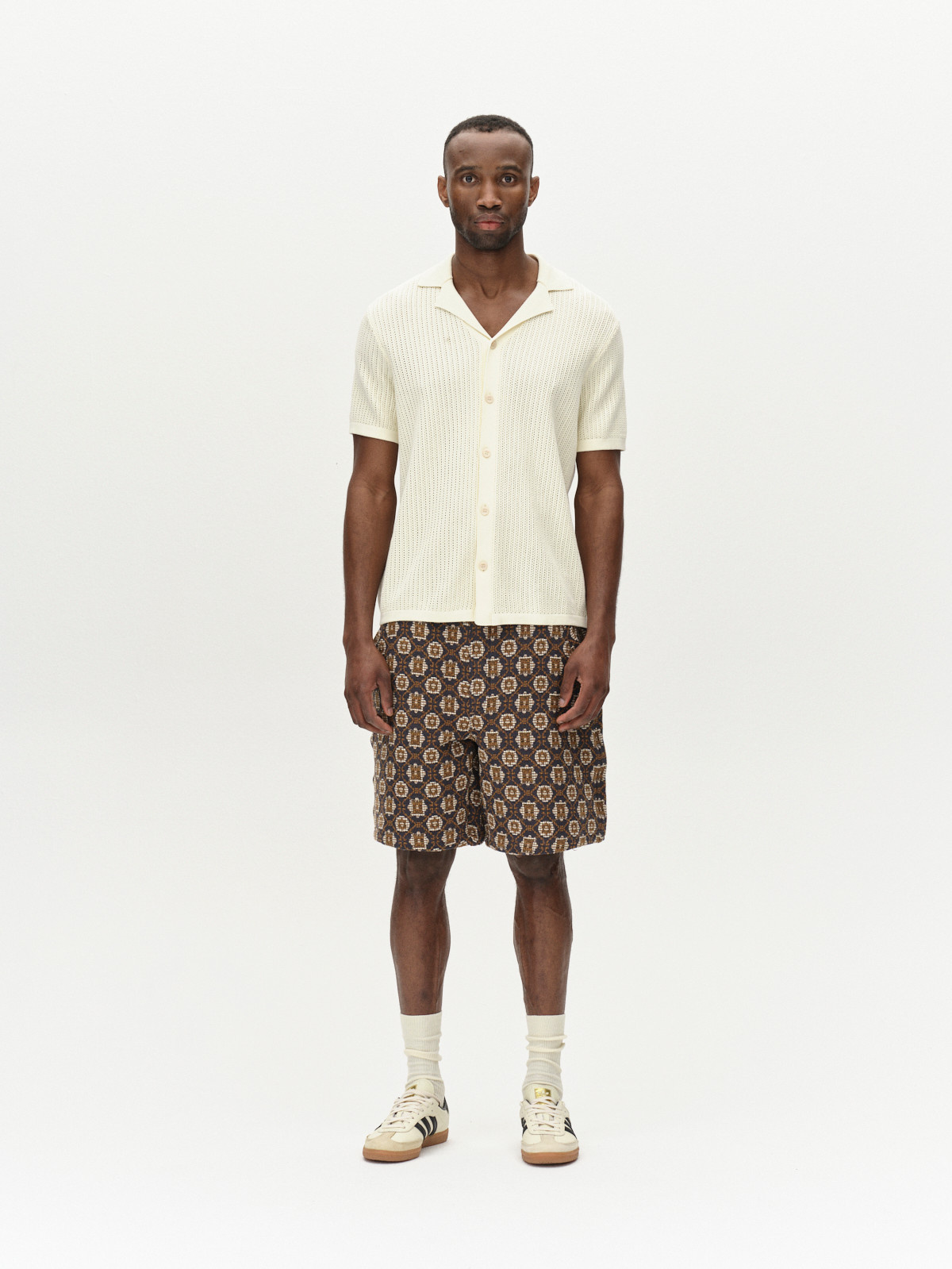 Gabba Geno Resort S/S Knit 11432 Ecru Light