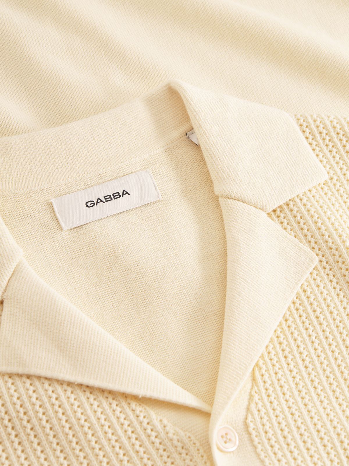 Gabba Geno Resort S/S Knit 11432 Ecru Light
