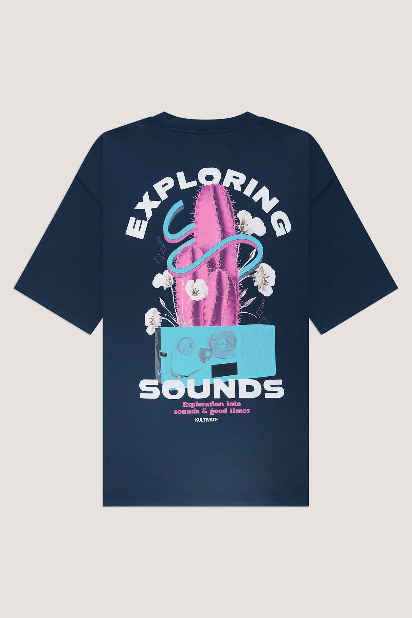 Kultivate Comfort Sound Tee Dark Navy