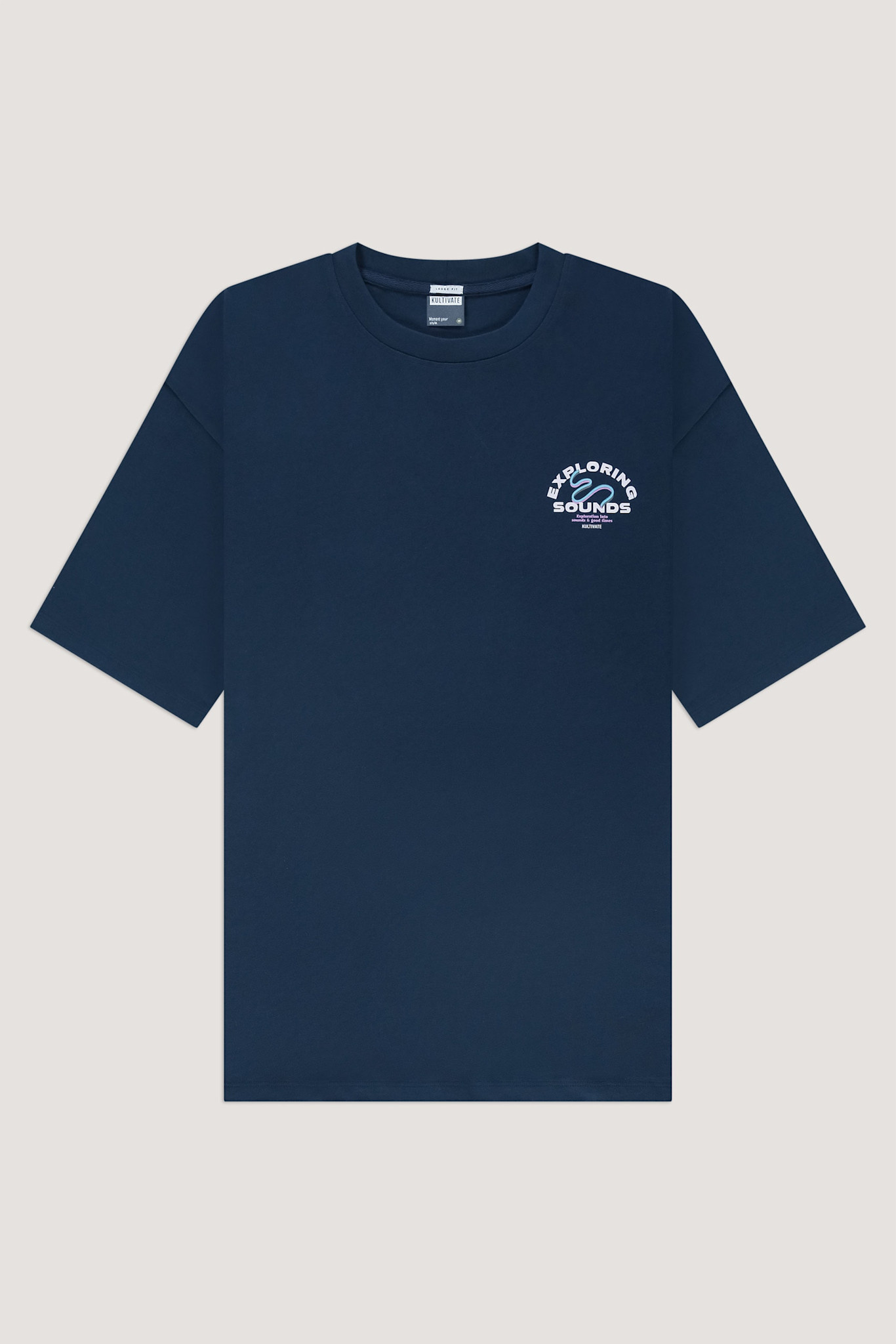 Kultivate Comfort Sound Tee Dark Navy