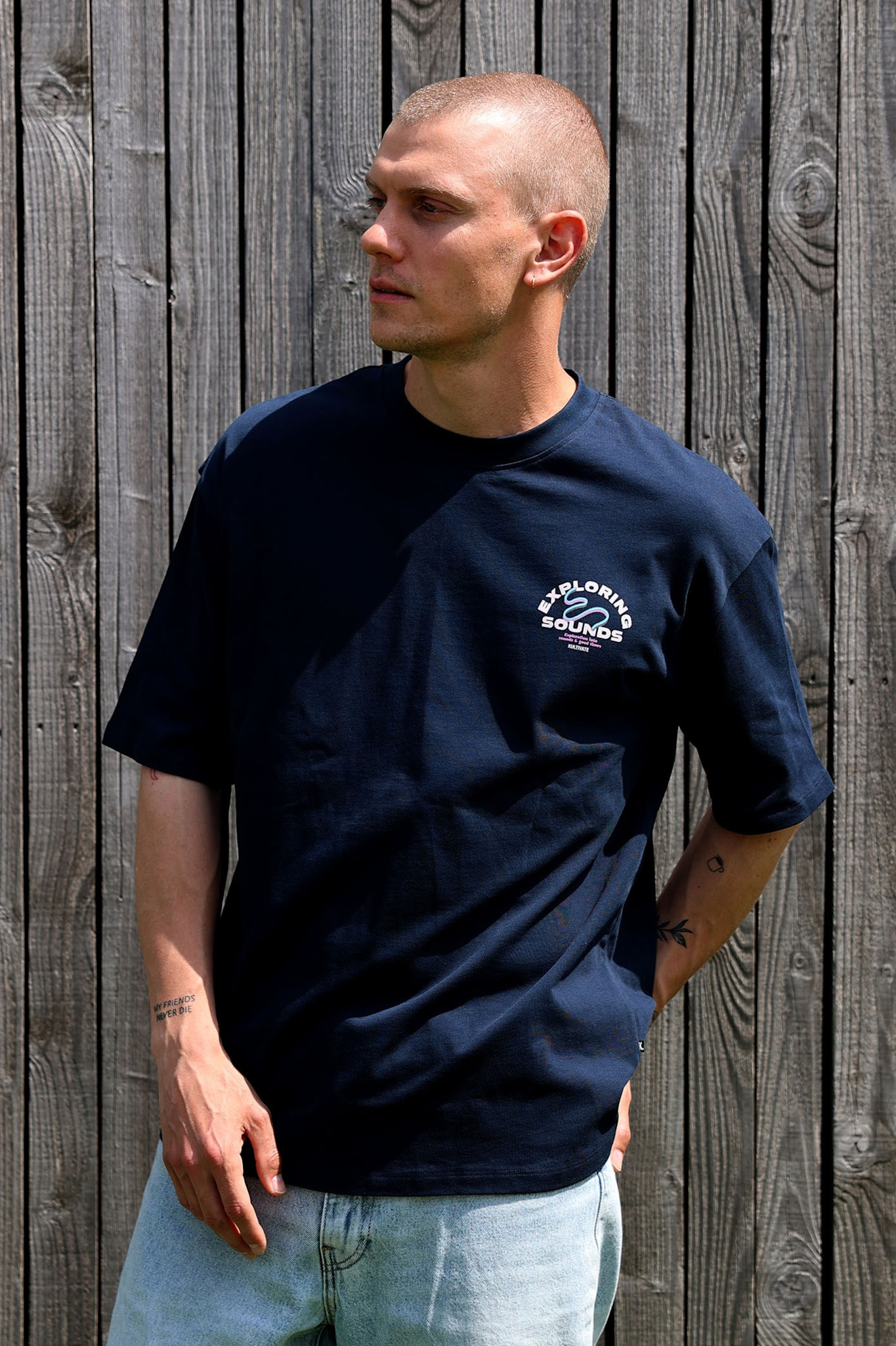 Kultivate Comfort Sound Tee Dark Navy