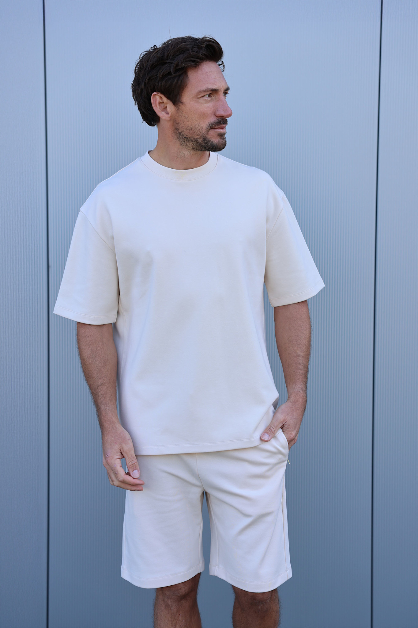 Kultivate Luxury Drip Tee Whitecap Grey