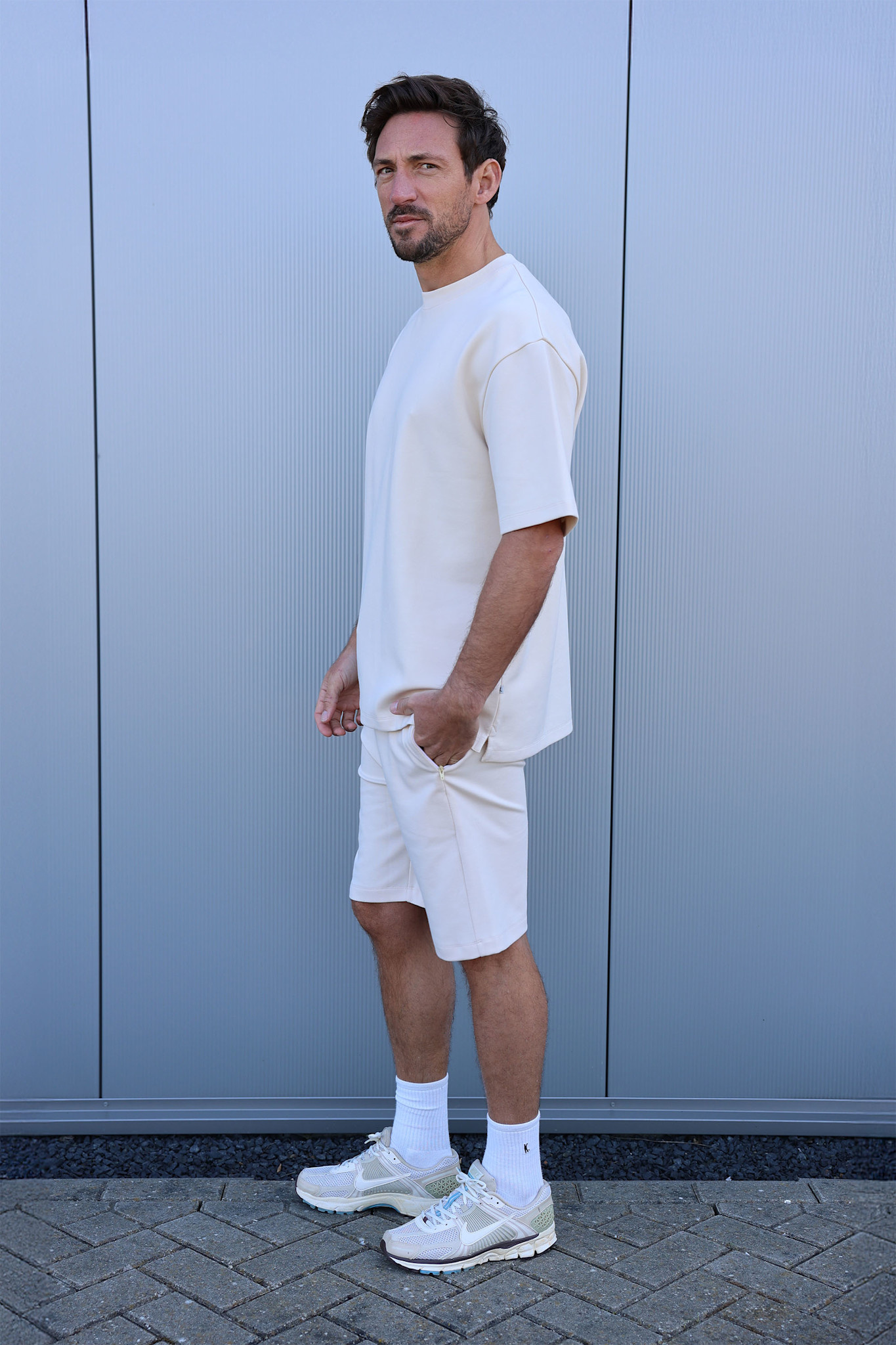 Kultivate Luxury Drip Tee Whitecap Grey