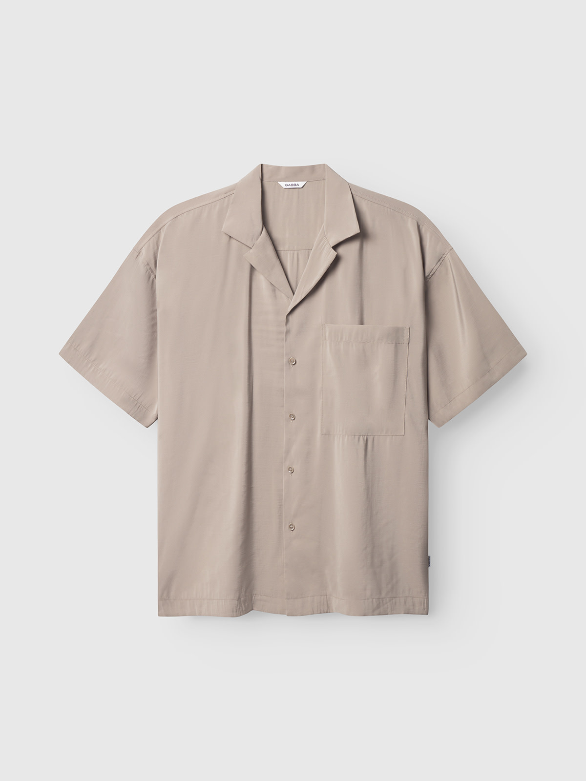 Gabba Jens Over Resort Yari S/S Shirt 11413 Sand Greige