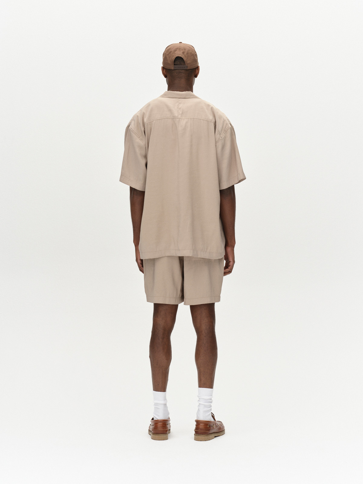 Gabba Jens Over Resort Yari S/S Shirt 11413 Sand Greige