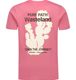 Pure Path 25030106 Desert Wasteland Tee Raspberry Pink