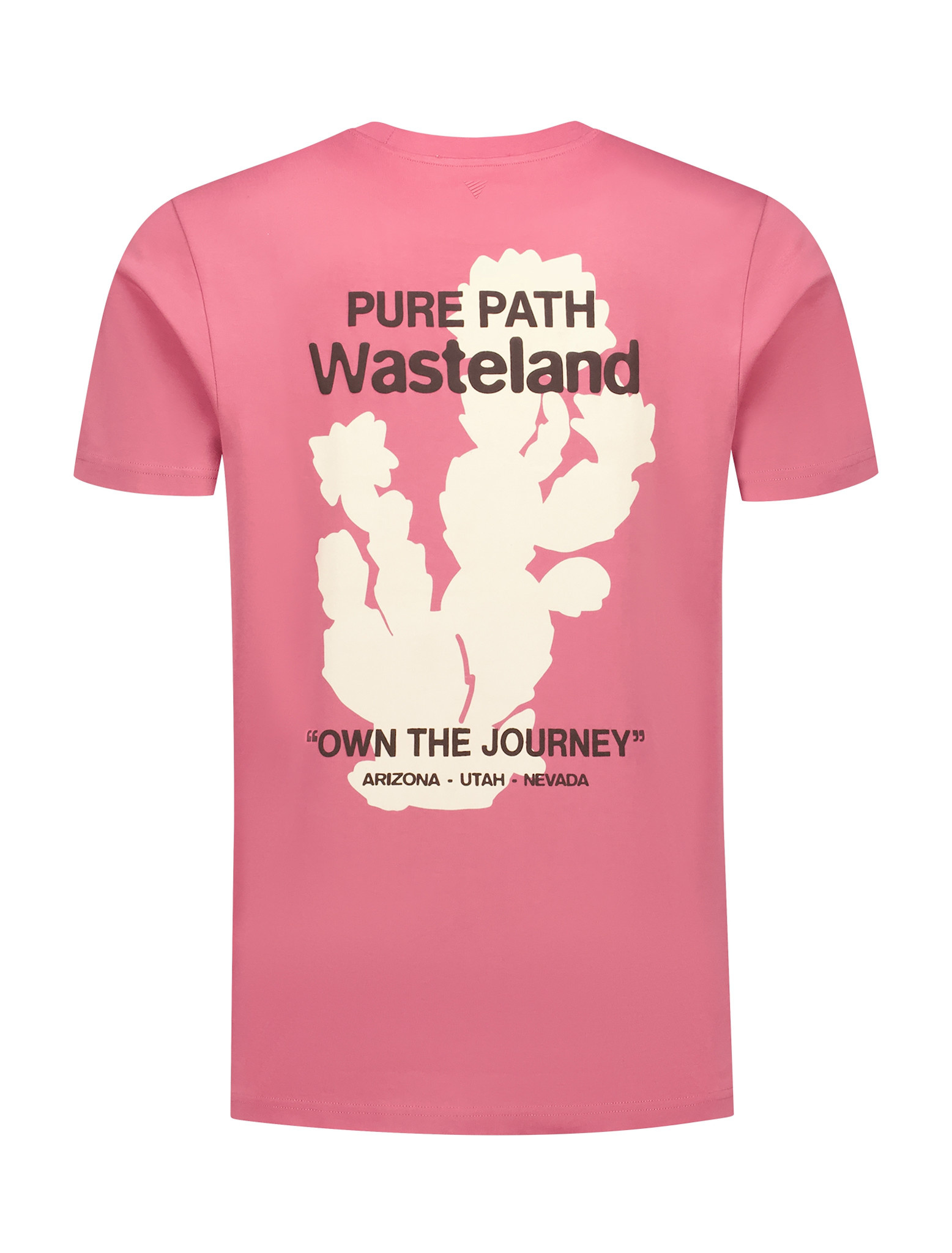Pure Path 25030106 Desert Wasteland Tee Raspberry Pink