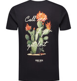 Pure Path 25030107 Call Me If You Get Lost Tee Black