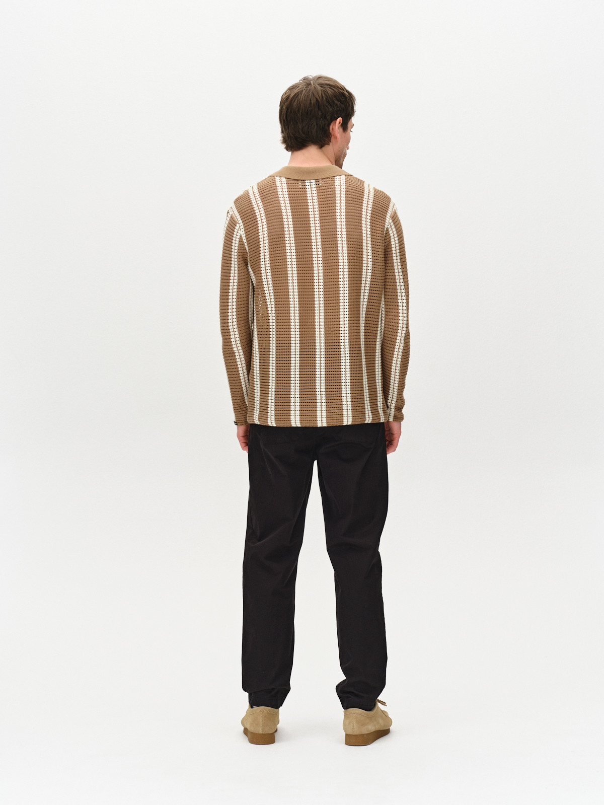 Gabba Dezz Stripes Knit L/S 11433 Brown