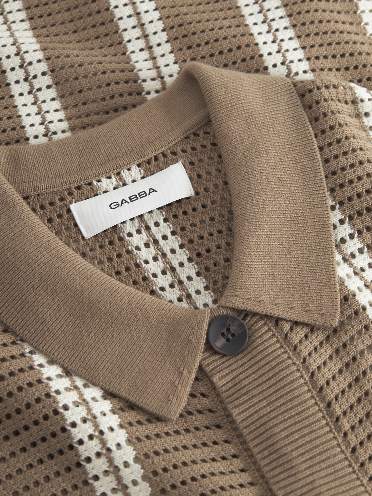 Gabba Dezz Stripes Knit L/S 11433 Brown