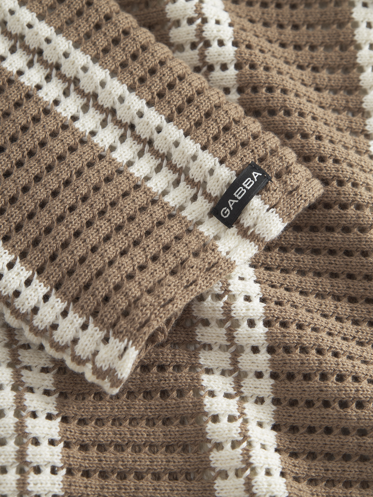 Gabba Dezz Stripes Knit L/S 11433 Brown