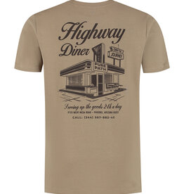 Pure Path 25030111 Highway Diner Tee Taupe