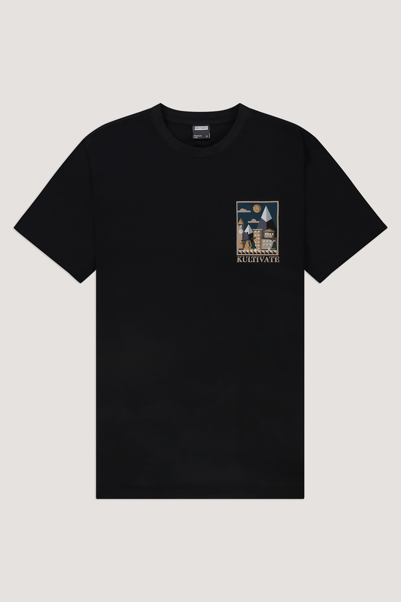 Kultivate Belle Tee Jet Black
