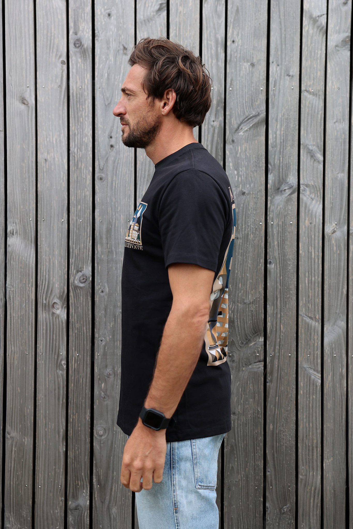 Kultivate Belle Tee Jet Black
