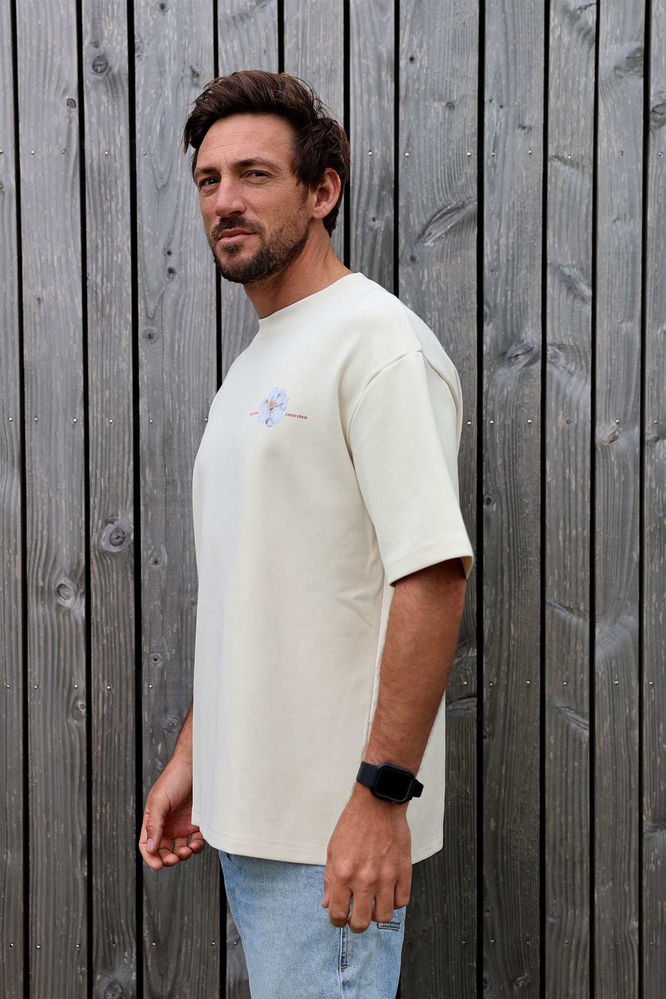 Kultivate Luxury Valencia Tee Bone White