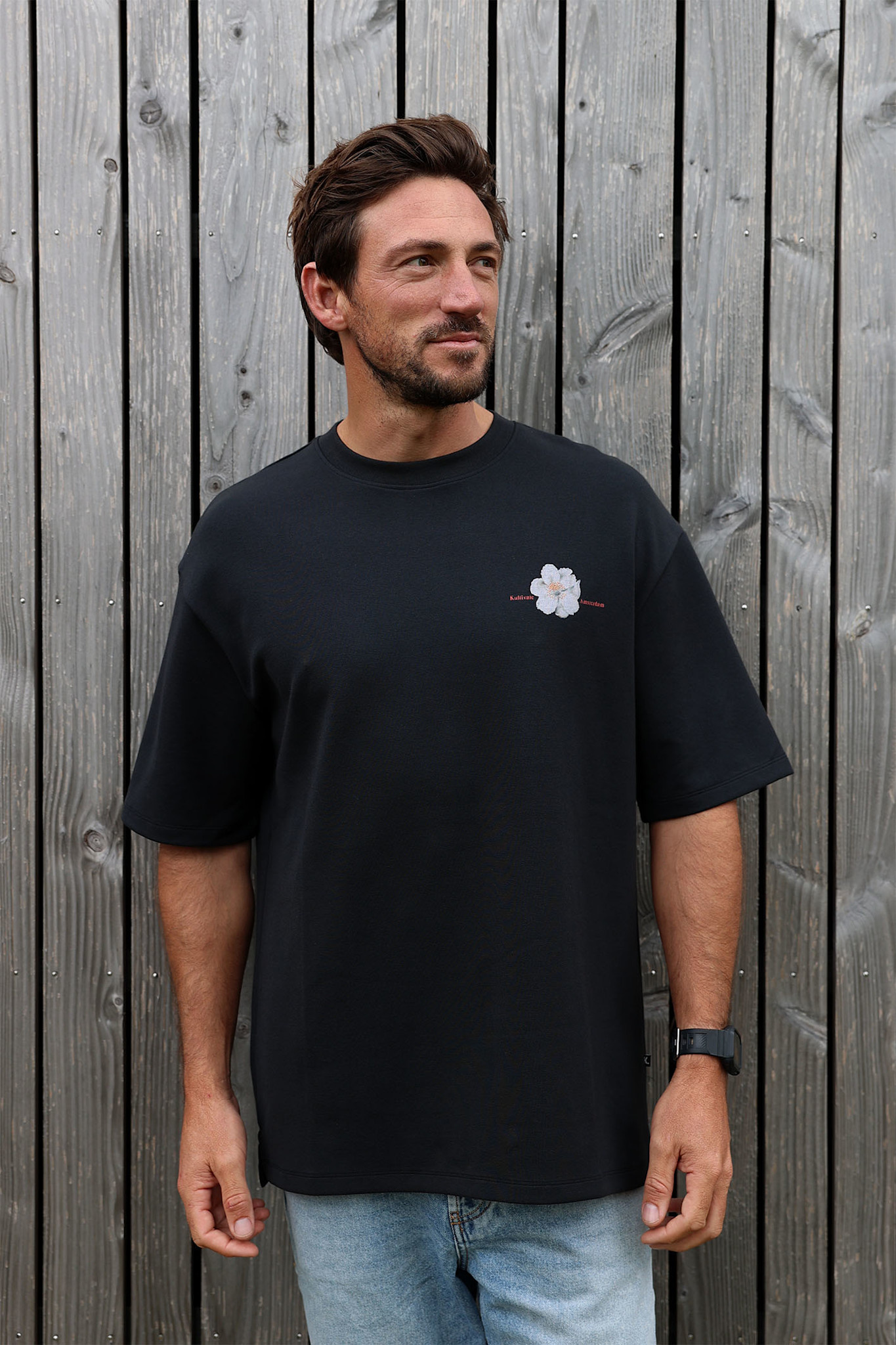 Kultivate Luxury Valencia Tee Jet Black