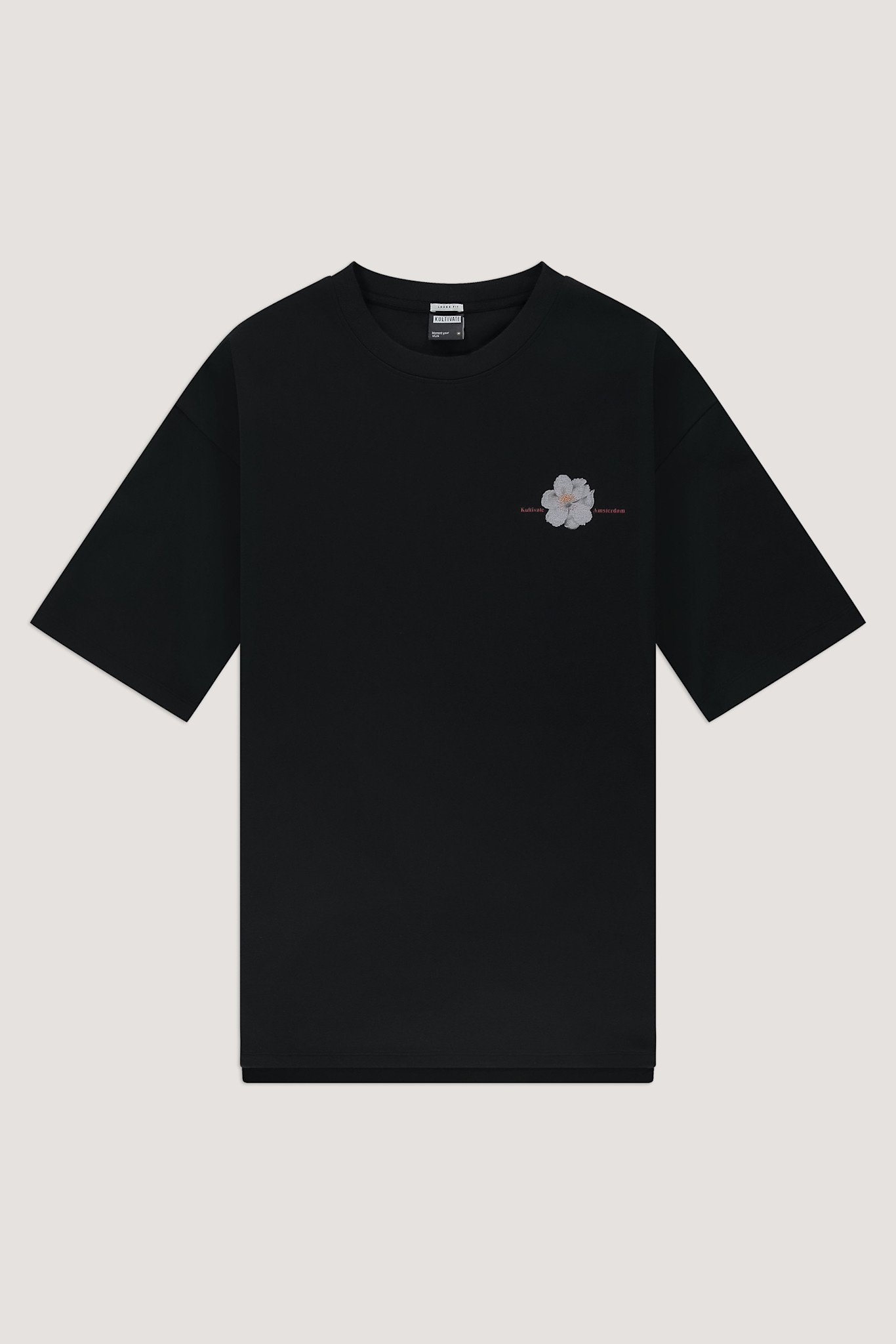 Kultivate Luxury Valencia Tee Jet Black