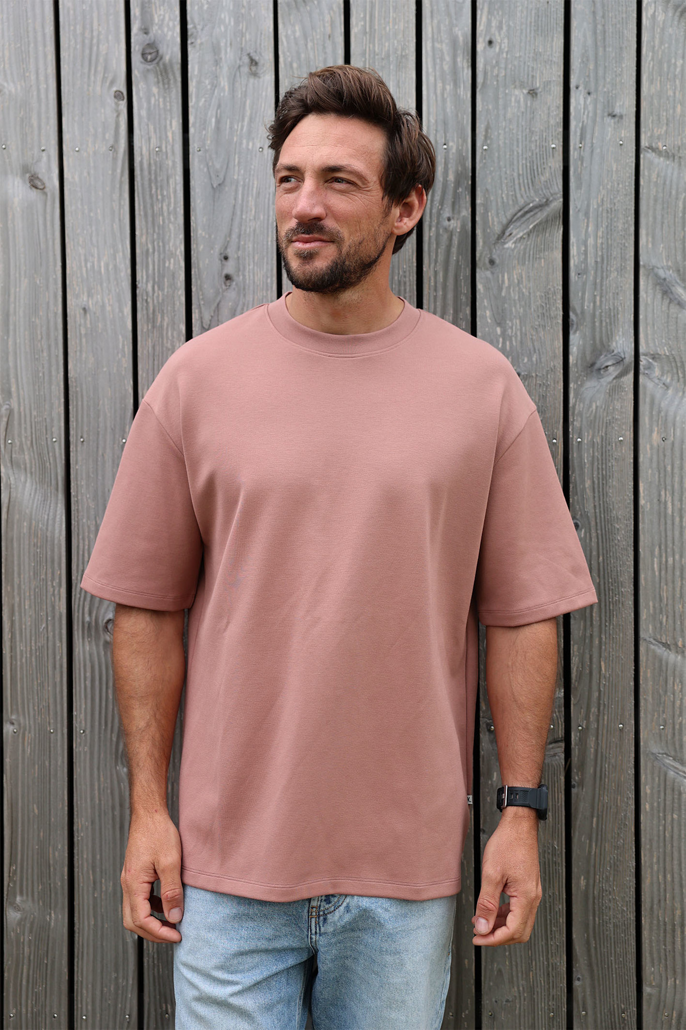 Kultivate Luxury Drip Tee Burlwood
