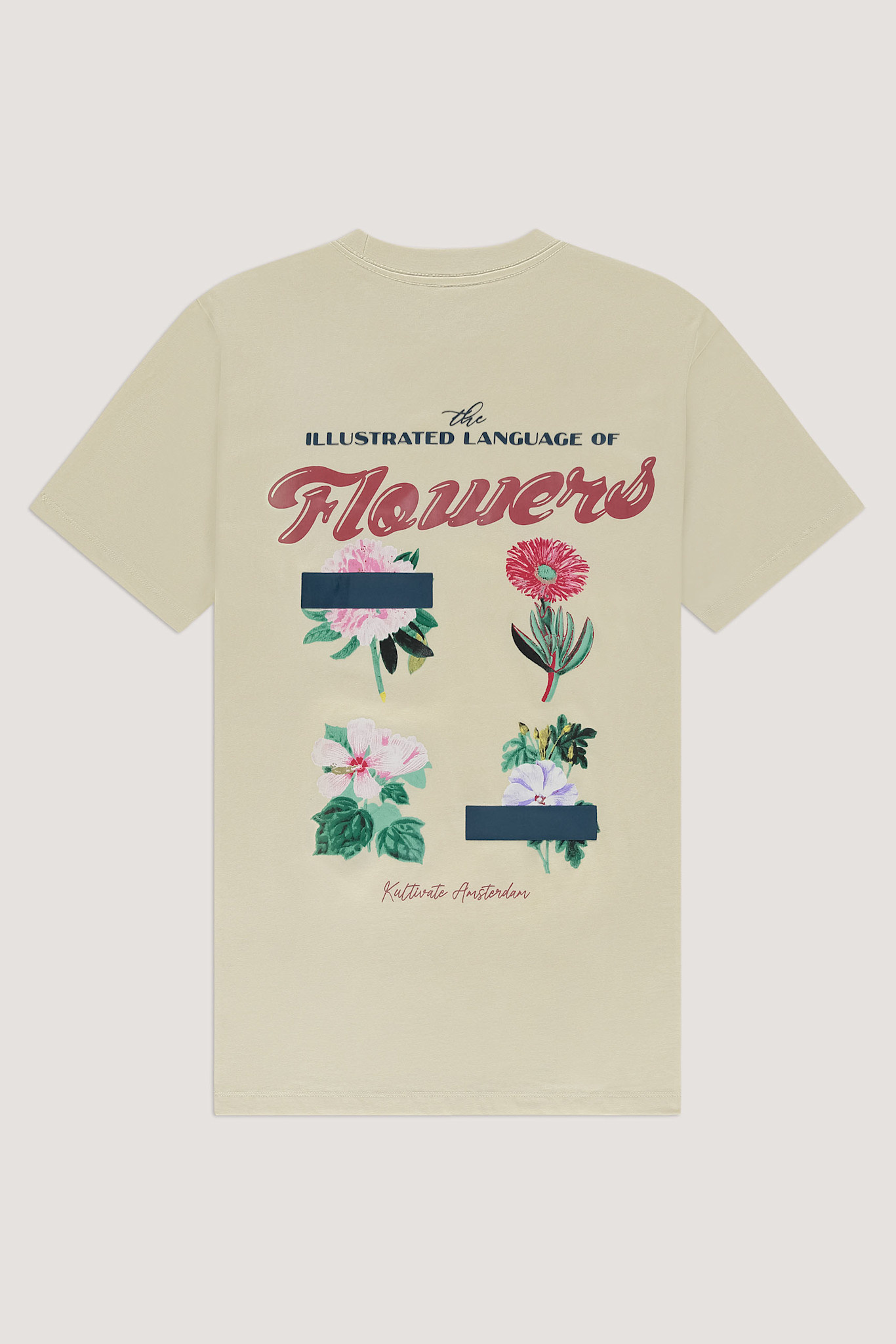 Kultivate Illustrated Tee Bone White