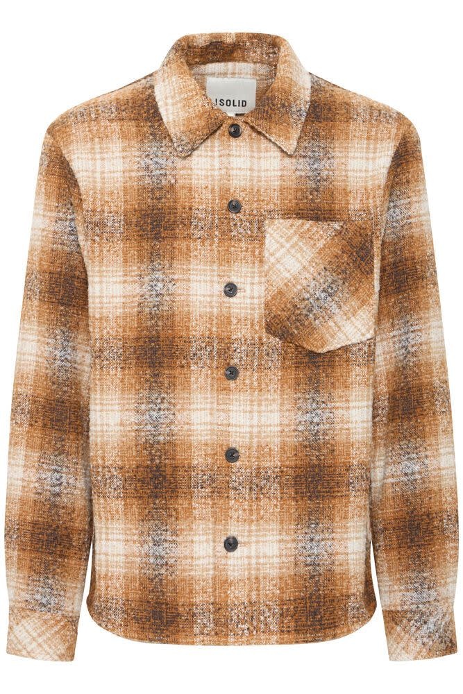Solid Ronen 21108728 Overshirt Cathay Spice Brown