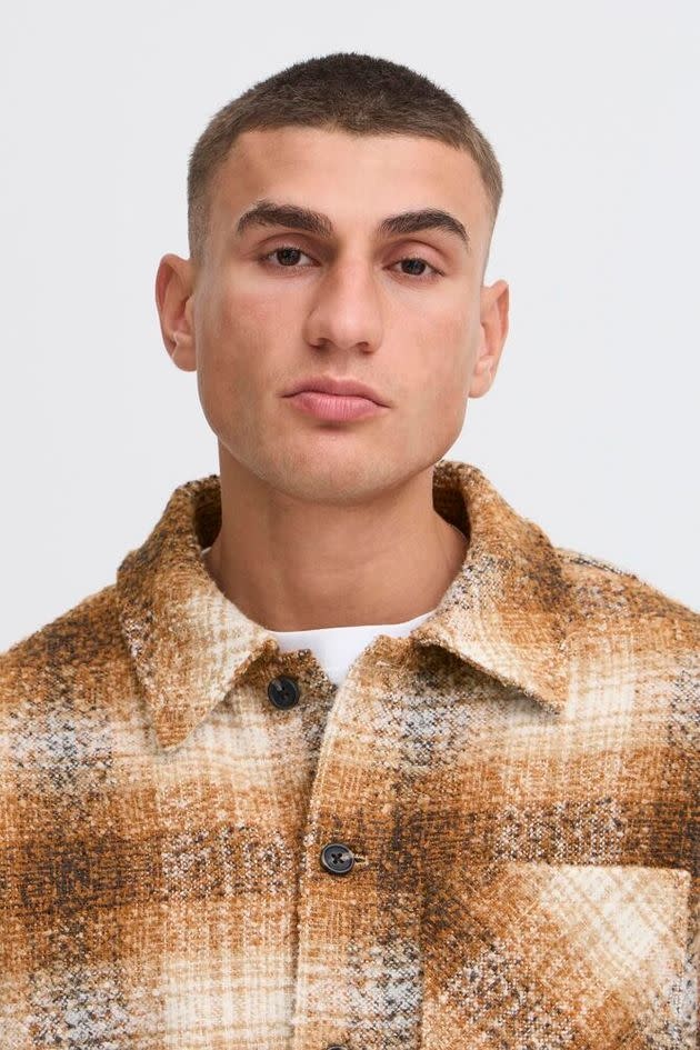 Solid Ronen 21108728 Overshirt Cathay Spice Brown