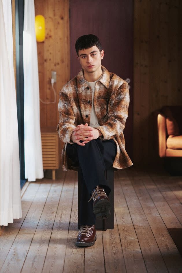 Solid Ronen 21108728 Overshirt Cathay Spice Brown