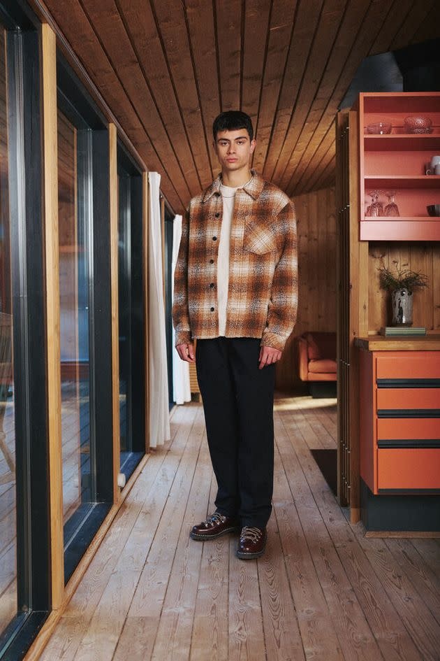 Solid Ronen 21108728 Overshirt Cathay Spice Brown