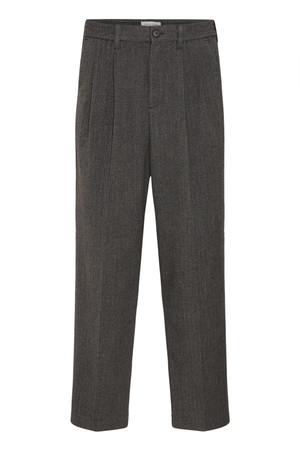 Casual Friday 20505618 Grant Wide Striped Pants 50818 Dark Grey Melange
