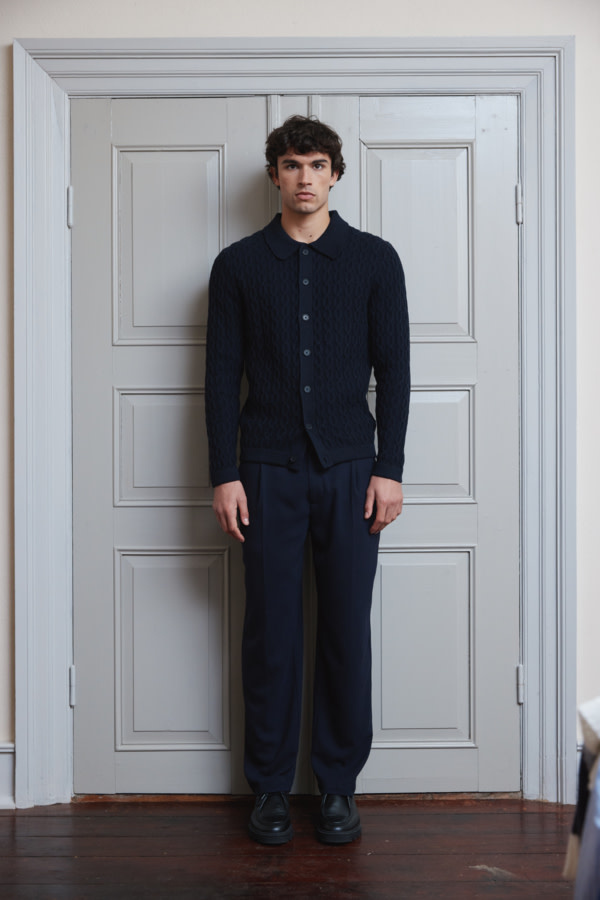 Casual Friday 20505616 Pierce Wide Structured Pants 194013 Navy