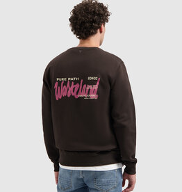 Pure Path 25030310 Wasteland Crew Neck Sweater Dark Brown