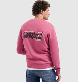 Pure Path 25030310 Wasteland Crew Neck Sweater Raspberry