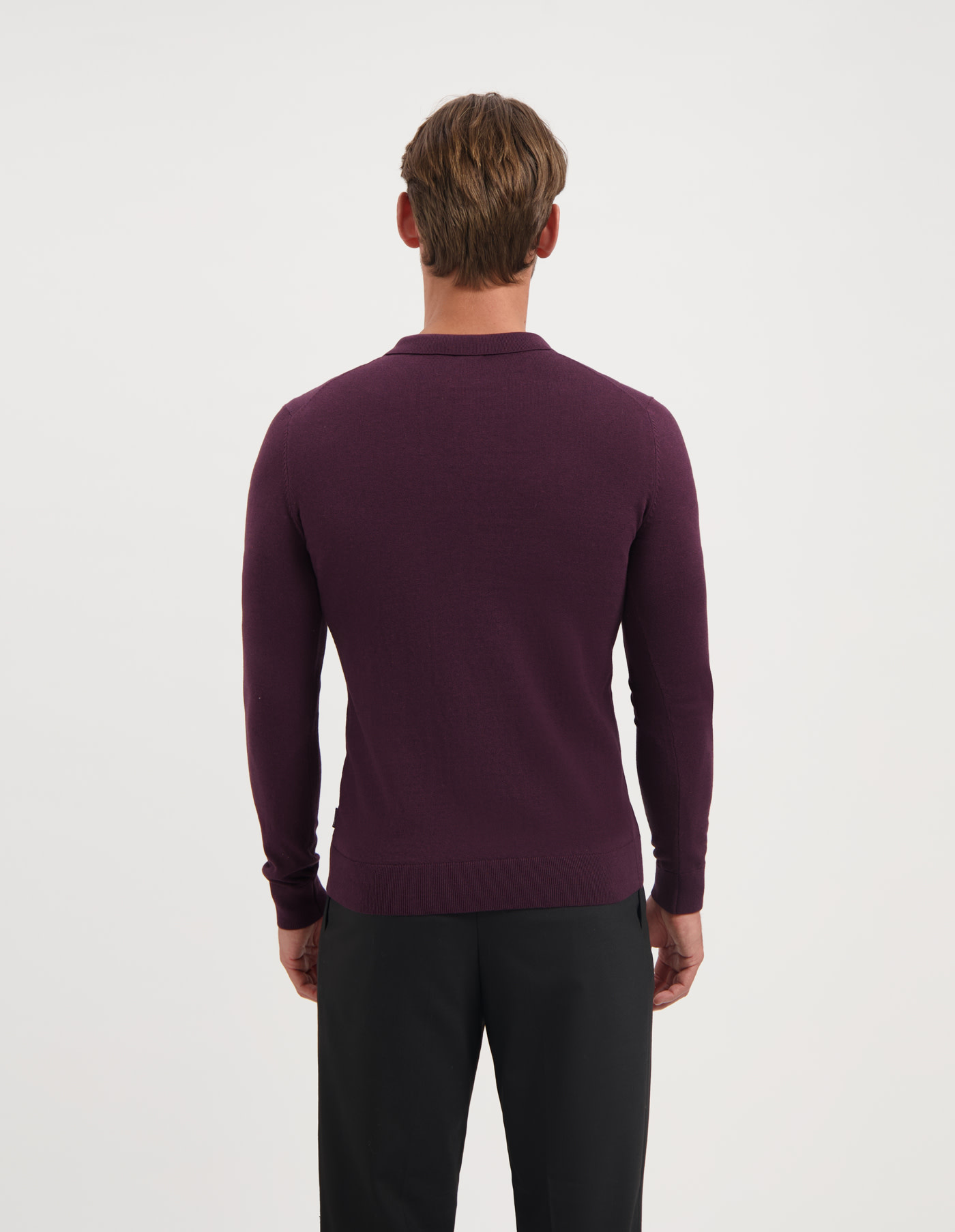 Saint Steve Berend Knit Plum Melange