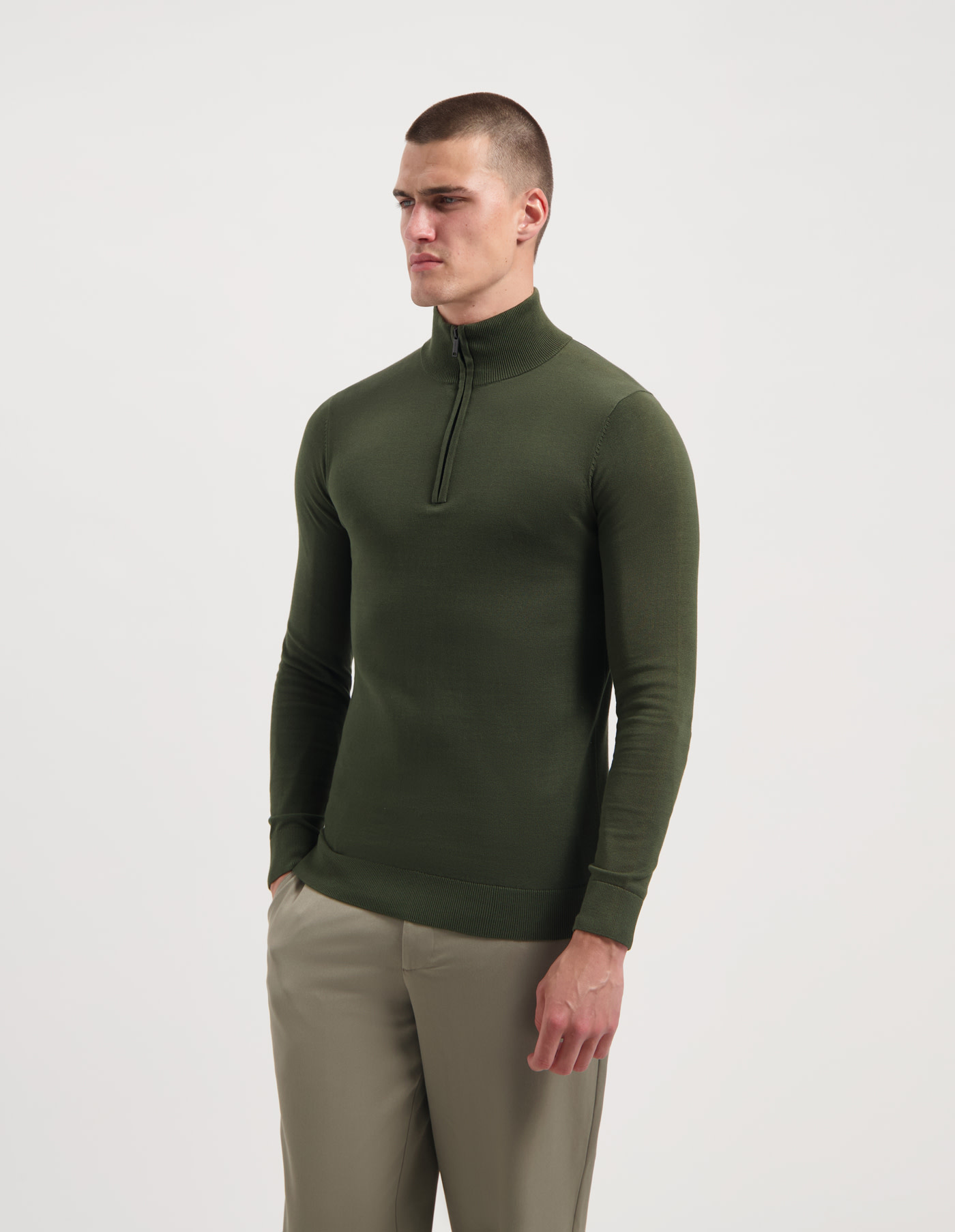 Saint Steve Cas Knit Deep Forest Green