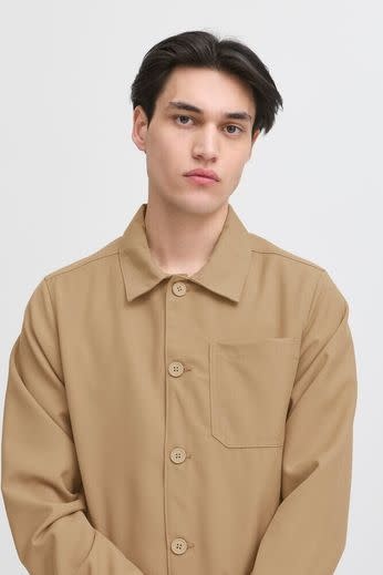 Casual Friday 20505645 Marco Stretch Shacket 171312  Silver Mink