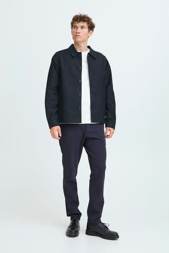 Casual Friday 20505645 Marco Stretch Shacket 194013 Dark Navy