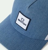 Brixton Alpha Block X C MP Mesh Cap Denim White