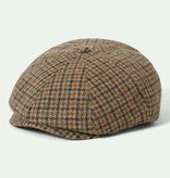 Brixton Brood Snap Cap Oatmeal / Charcoal Houndstooth
