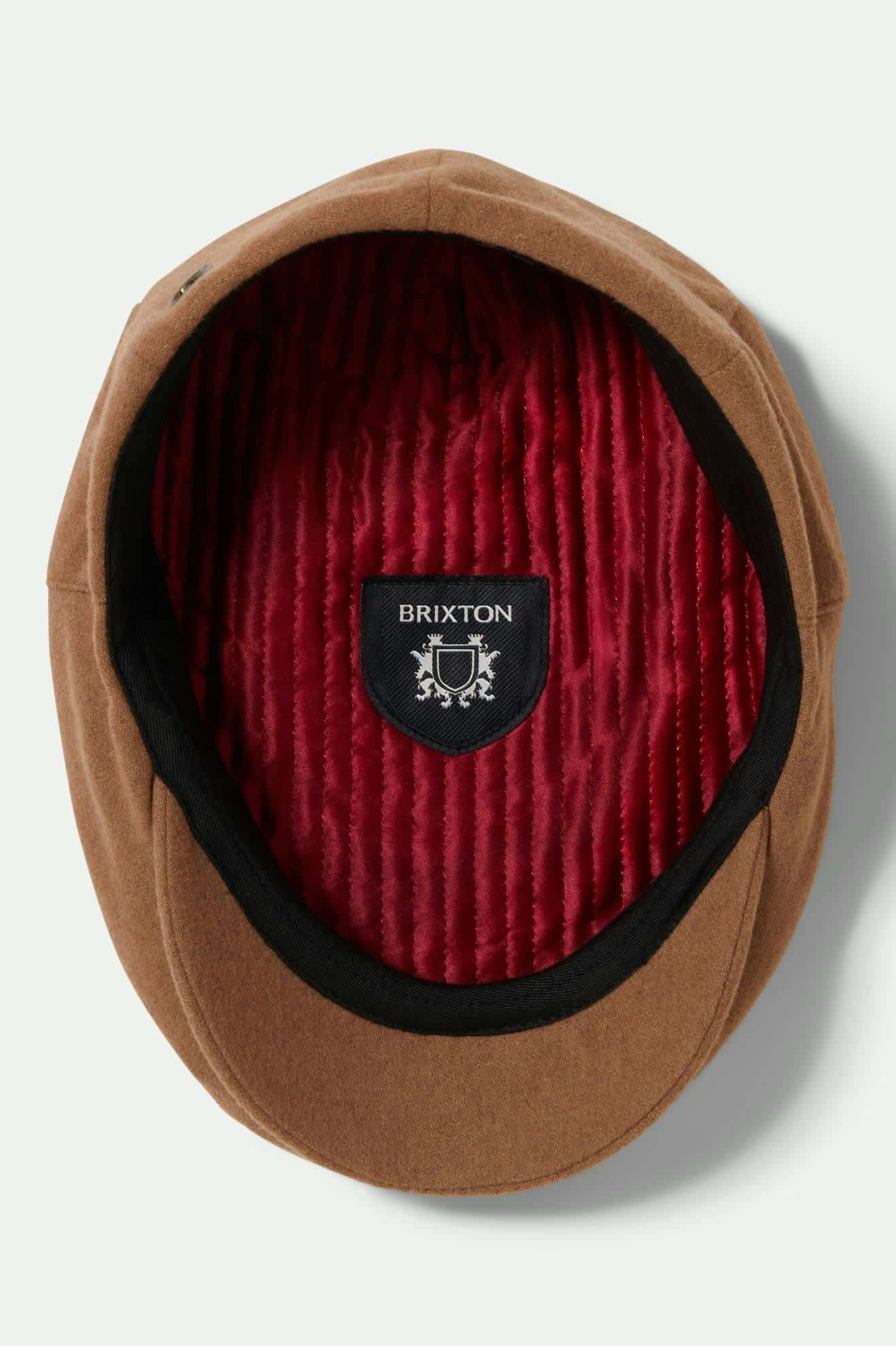 Brixton Hooligan Snap Cap Camel Melton Wool