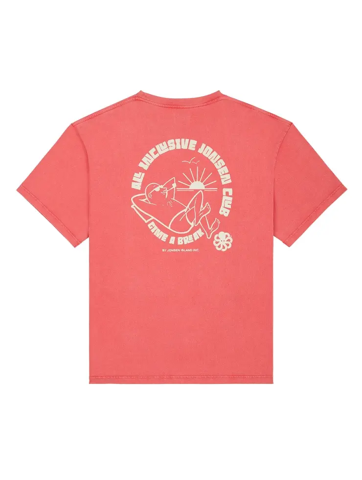 Jonsen Island Confort All Inclusive Tee Red Fade Out