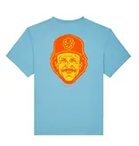 Jonsen Island Confort Moustache Tee Adriatic Blue