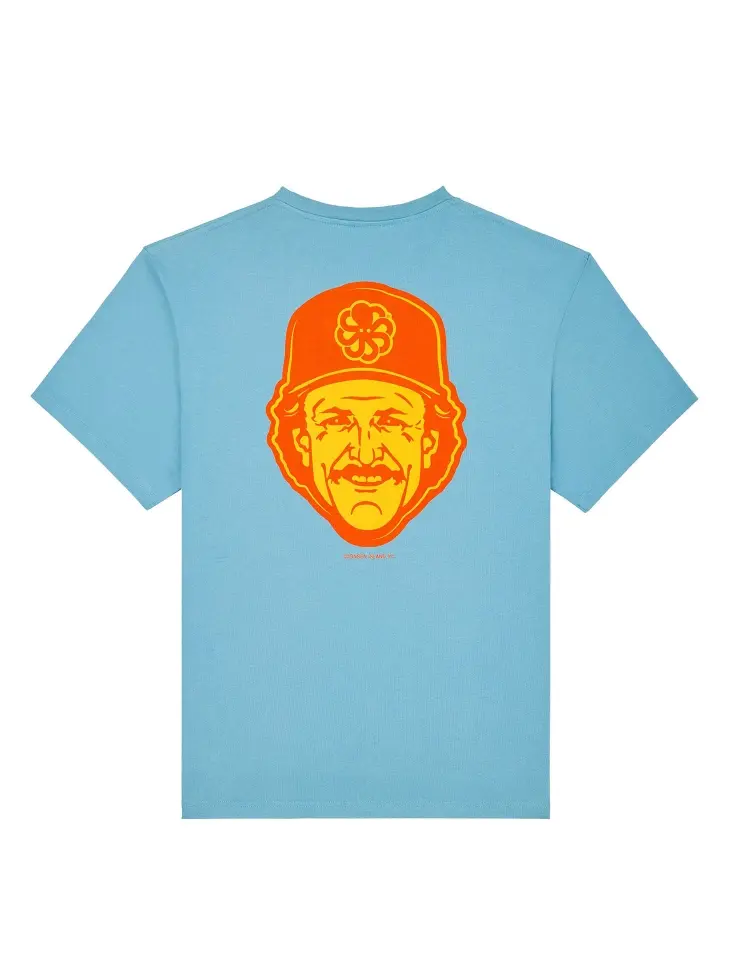 Jonsen Island Confort Moustache Tee Adriatic Blue