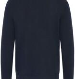 Casual Friday 20505596 Ingmar 0224 Knitted Polo Dark Navy Melange
