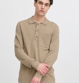 Casual Friday 20505596 Ingmar 0224 Knitted Polo Roasted Cashew Melange