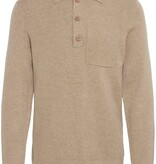 Casual Friday 20505596 Ingmar 0224 Knitted Polo Roasted Cashew Melange