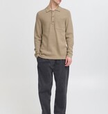 Casual Friday 20505596 Ingmar 0224 Knitted Polo Roasted Cashew Melange