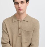 Casual Friday 20505596 Ingmar 0224 Knitted Polo Roasted Cashew Melange