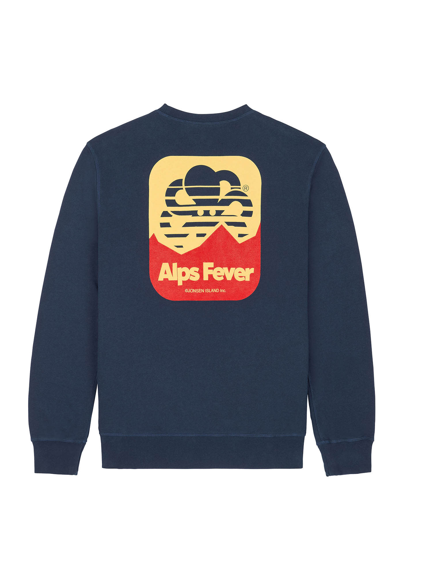 Jonsen Island Gustavo Classic Sweat Alps Fever Navy