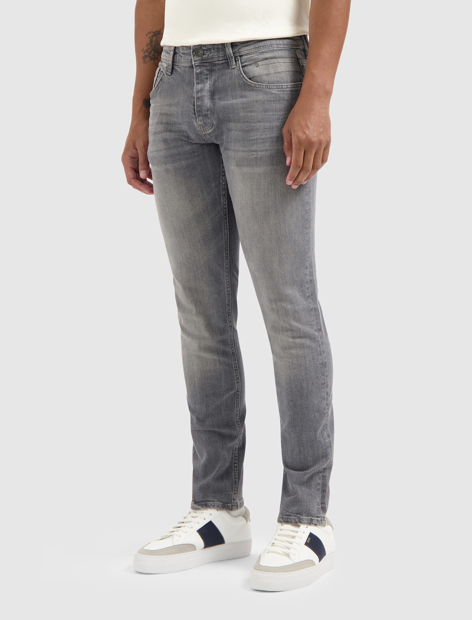 Pure Path The Ryan W3009 Jeans Denim Mid Grey