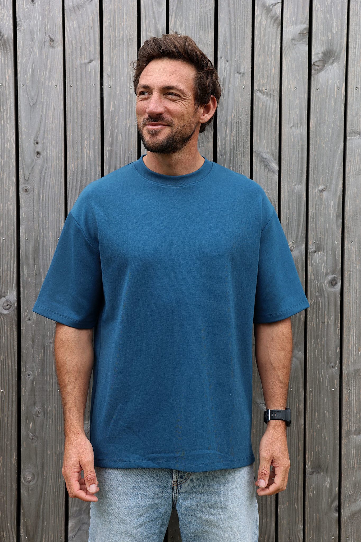 Kultivate Luxury Drip Tee Majolica Blue