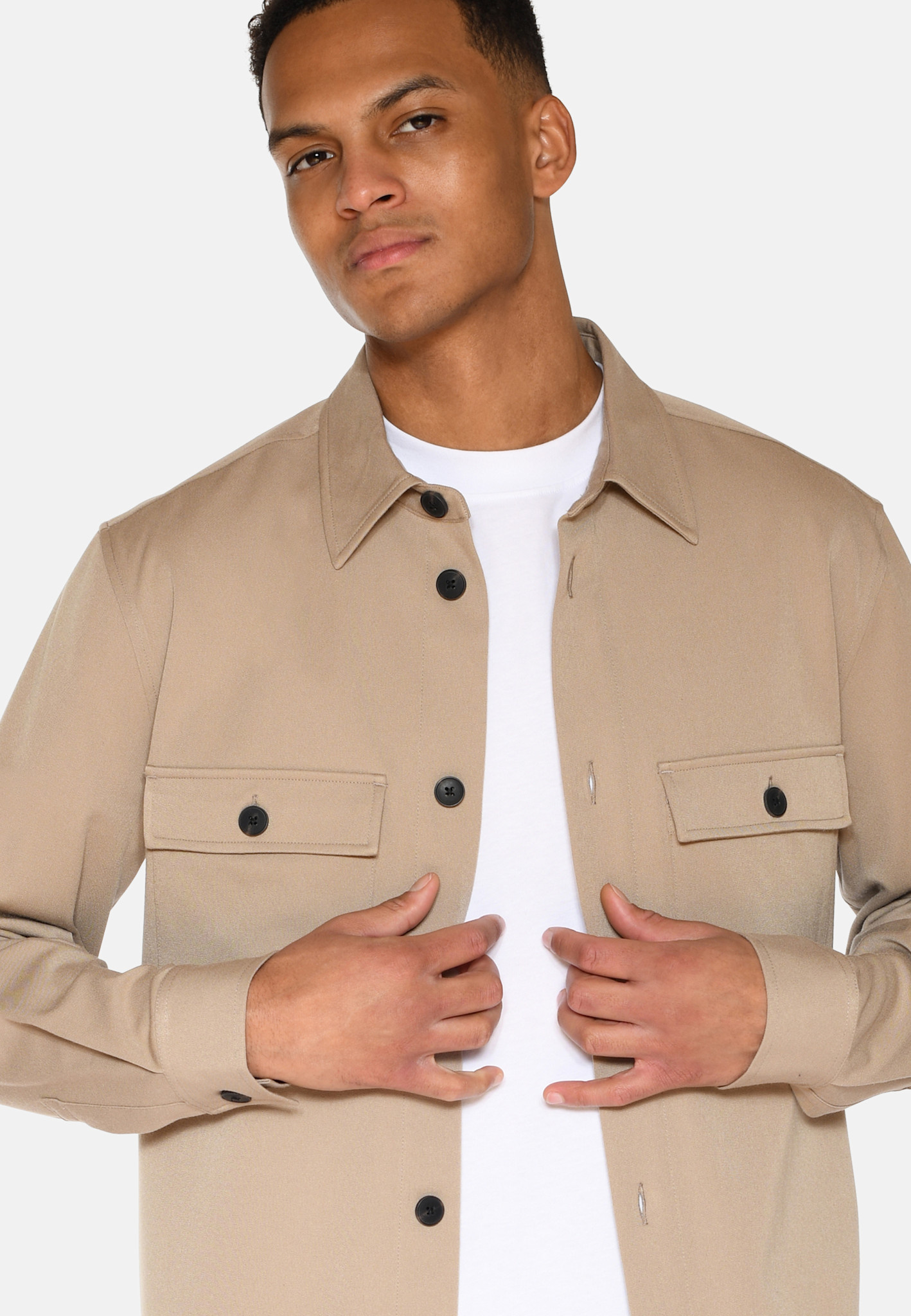 Minimum Santon 3808 Overshirt Chinchilla